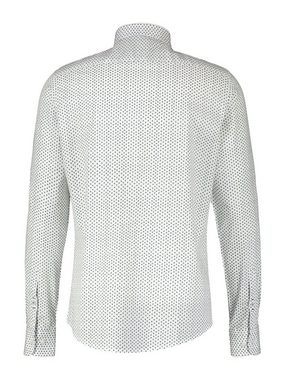 LERROS Langarmhemd LERROS Poplinhemd mit Minimal-Alloverprint