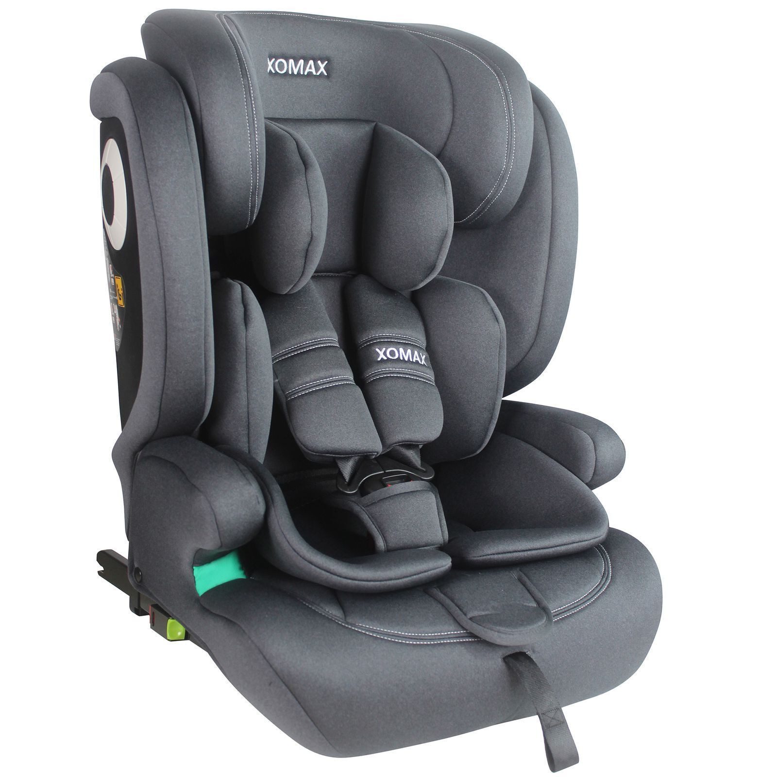 XOMAX Autokindersitz XOMAX LM238 anthrazit ISOFIX Auto Kindersitz 9-36kg AUTOSITZ, ab: 15 Monaten, bis: 12 Jahre, (1-tlg), Für Kinder von 9Kg bis 36Kg (ca. 15 Monate - 12 Jahre)