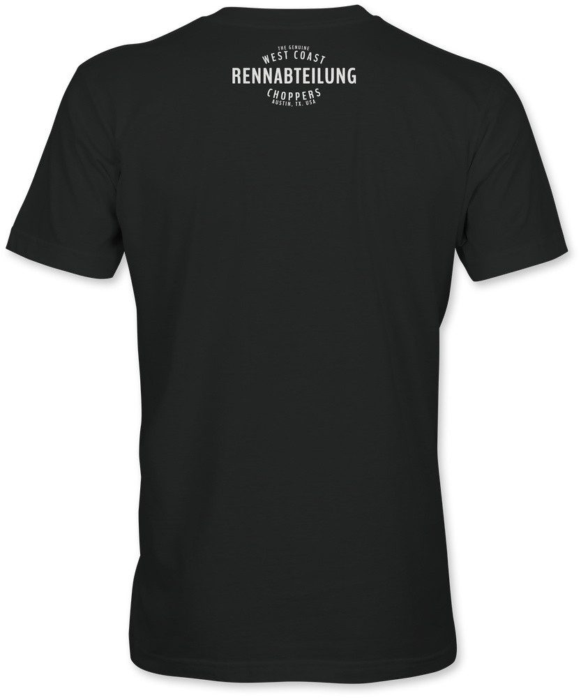 West Coast Choppers T-Shirt Rennabteilung Tee Black günstig online kaufen
