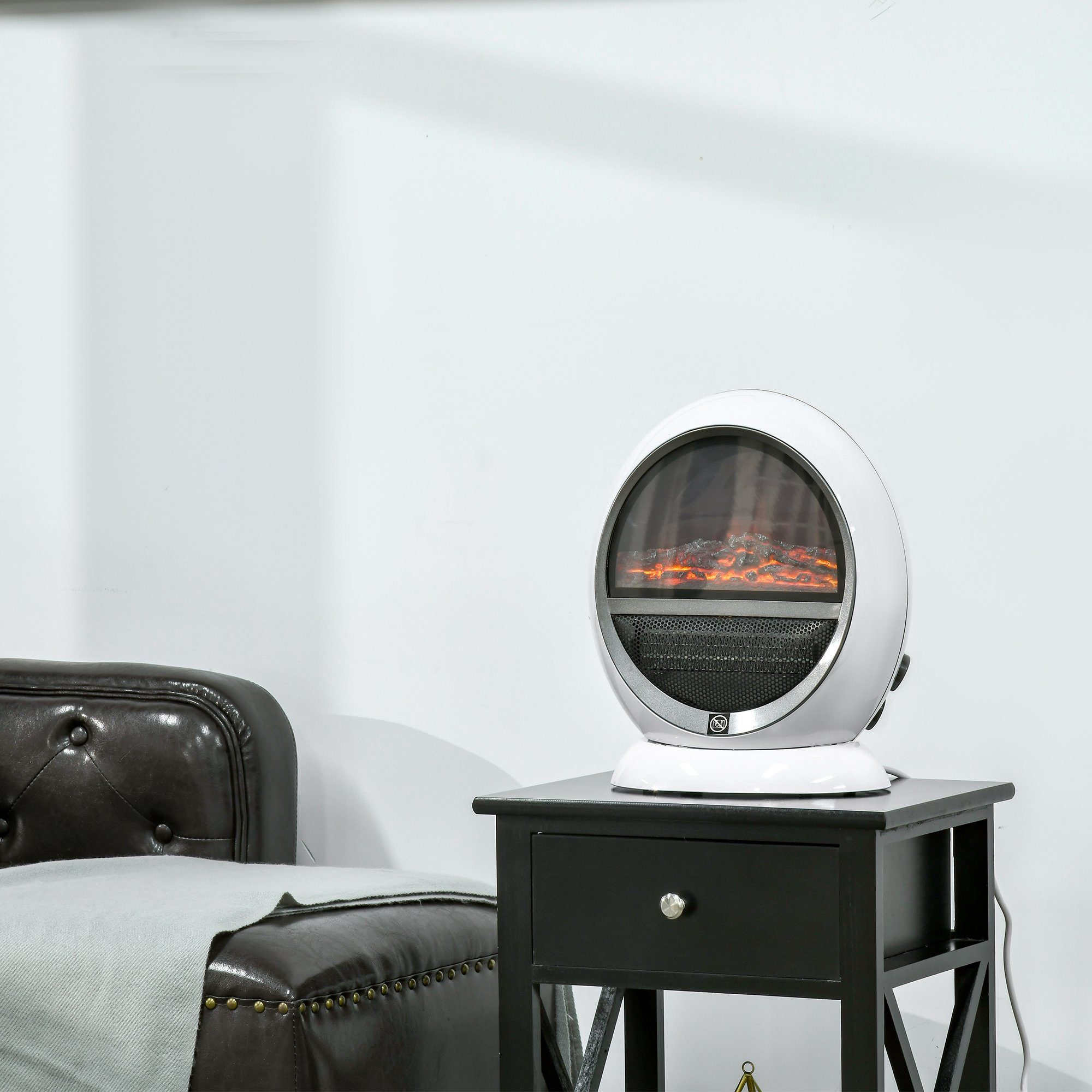 HOMCOM Elektrokamin, LED Elektrokamin Mini Tisch günstig online kaufen