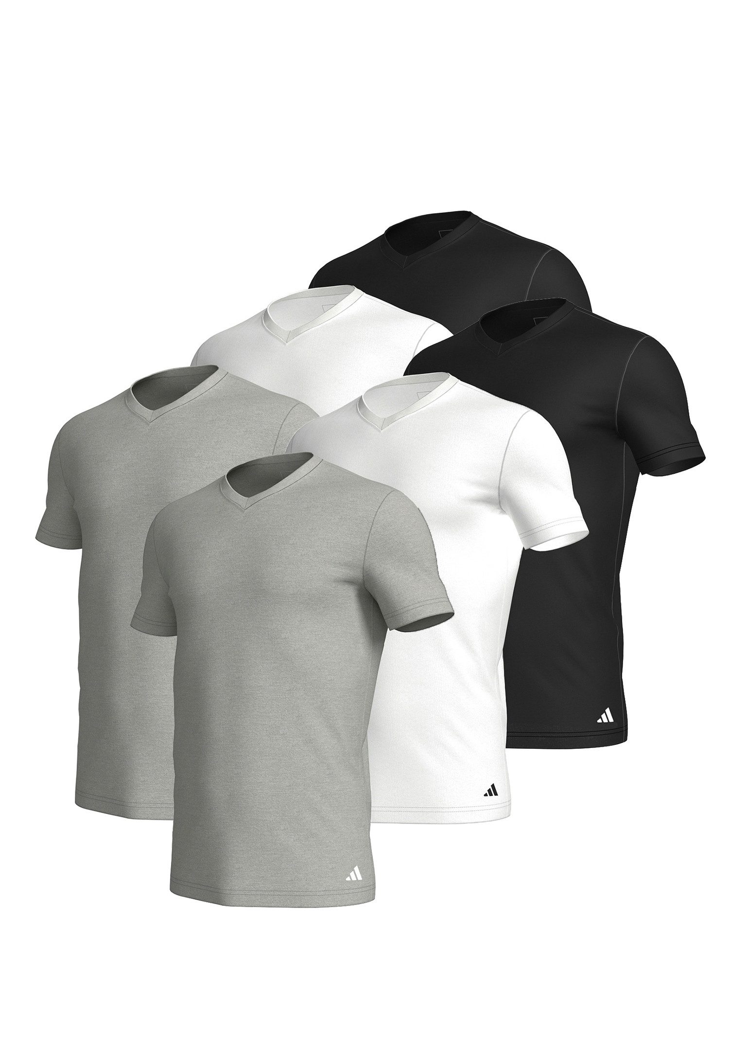 Poloshirt T-Shirt Basic V-Neck 6P