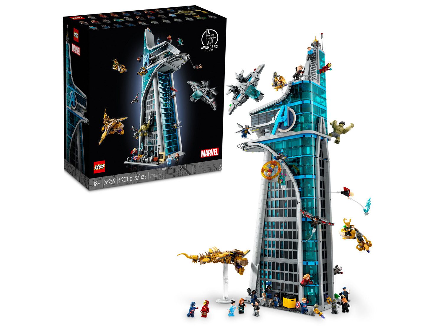 LEGO® Marvel 76269 Avengers Tower Spielbausteine, (Set, 5201 St., Set) günstig online kaufen