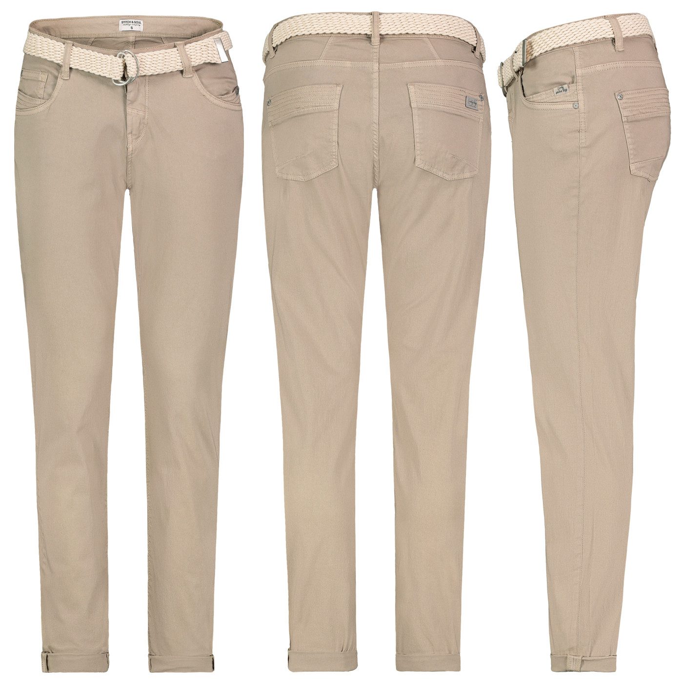 Stitch & Soul Chinos Damen Chino günstig online kaufen