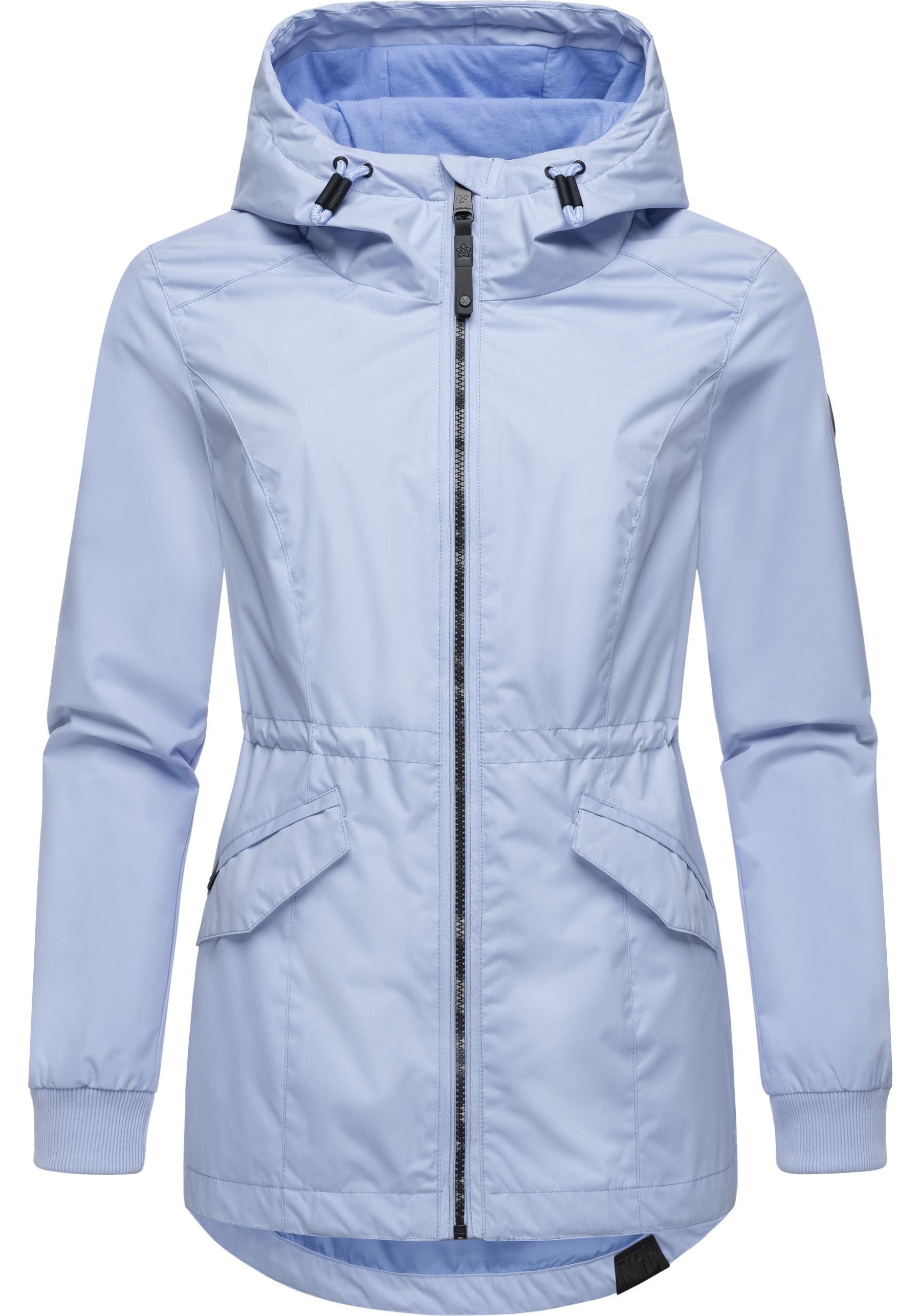 Ragwear Outdoorjacke Dowey A stylische Damen Übergangsjacke mit Taillenzugband