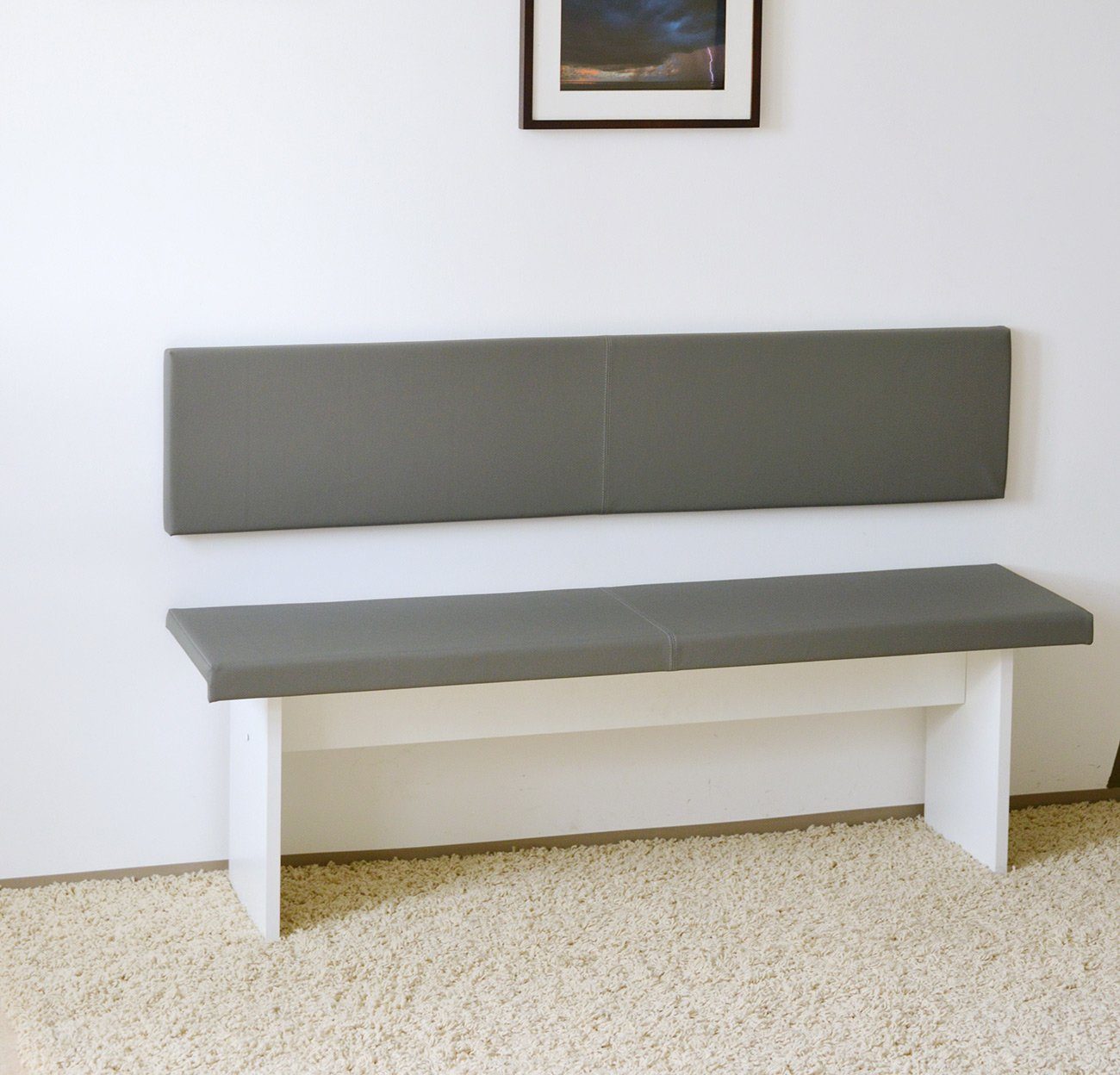 Lycce Kopfstütze XXL Wandkissen mit Montage-Set günstig online kaufen