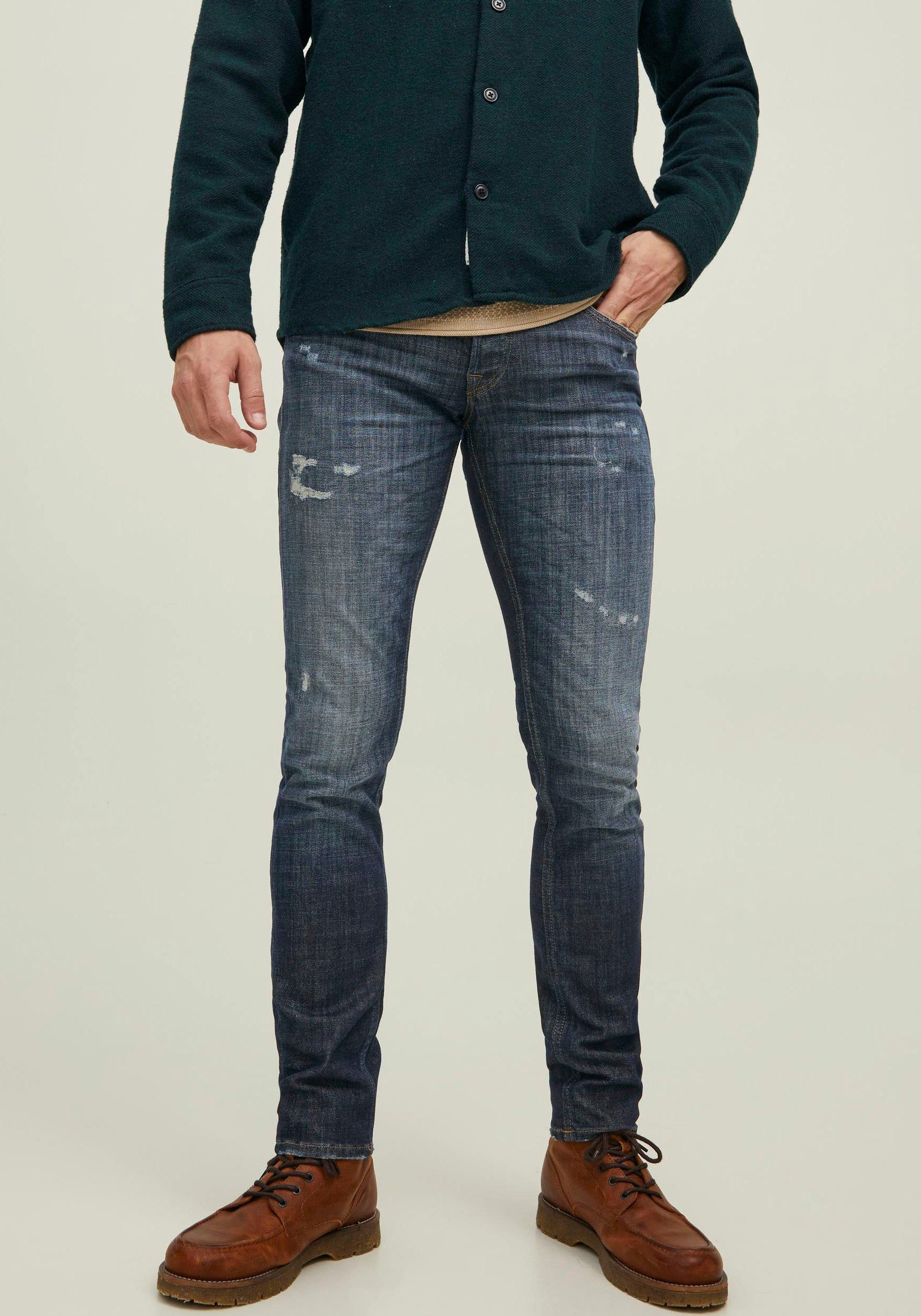 Jack & Jones Slim-fit-Jeans GLENN COLE blue denim | Slim-Fit Jeans