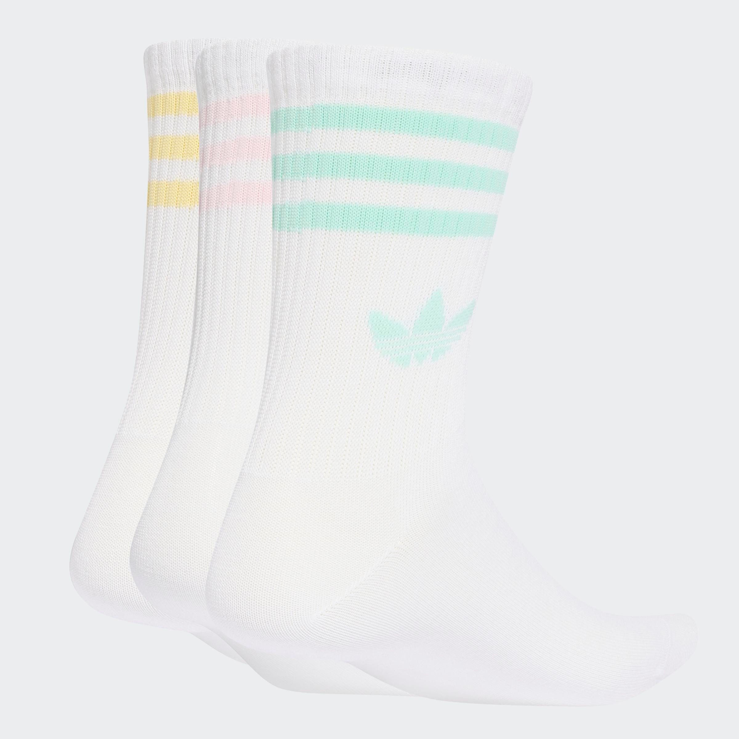 adidas Originals Sportsocken 3-STREIFEN CREW 3ER-PACK (3-Paar) knöchellange Passform, mit 3-Streifen