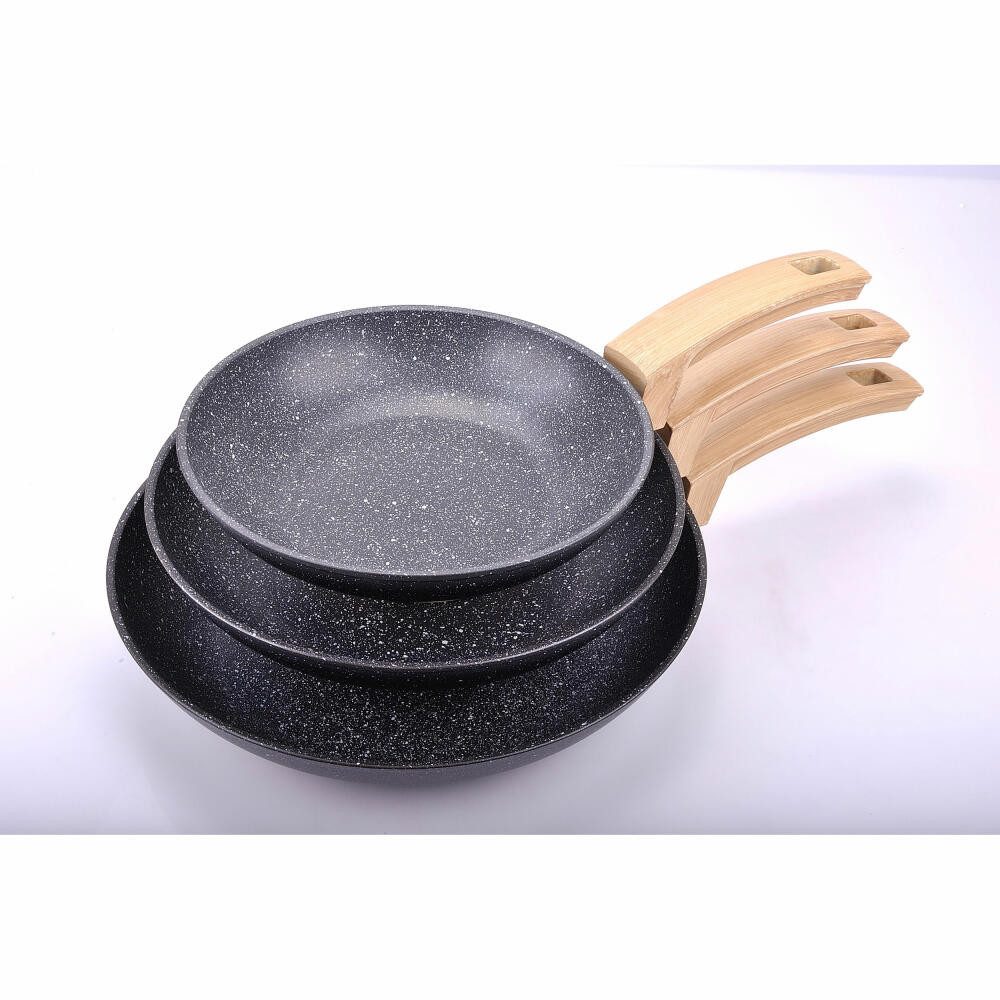 Moneta Pfannen-Set Etnea Wood 3-tlg., Aluminium (3er Set, 3-tlg)