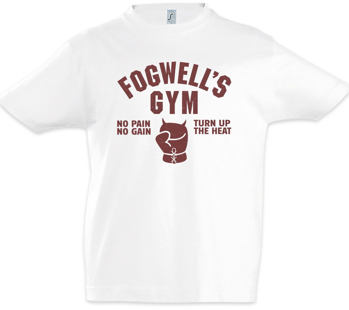 Print-Shirt Fogwell's Gym Kinder T-Shirt Murdock Symbol DD Company Hells Logo
