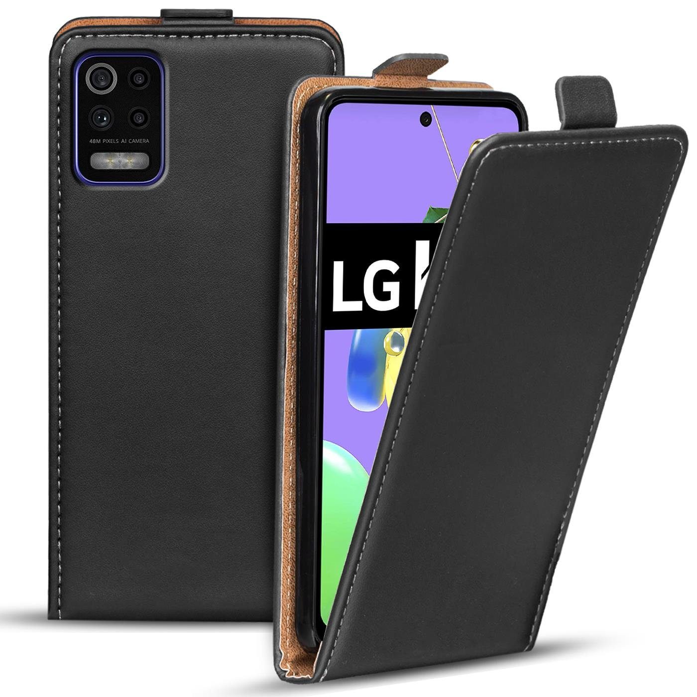 CoolGadget Handyhülle Flip Case Handyhülle für LG K52 6,6 Zoll, Hülle Klapphülle Schutzhülle für LG K52 Flipstyle Cover