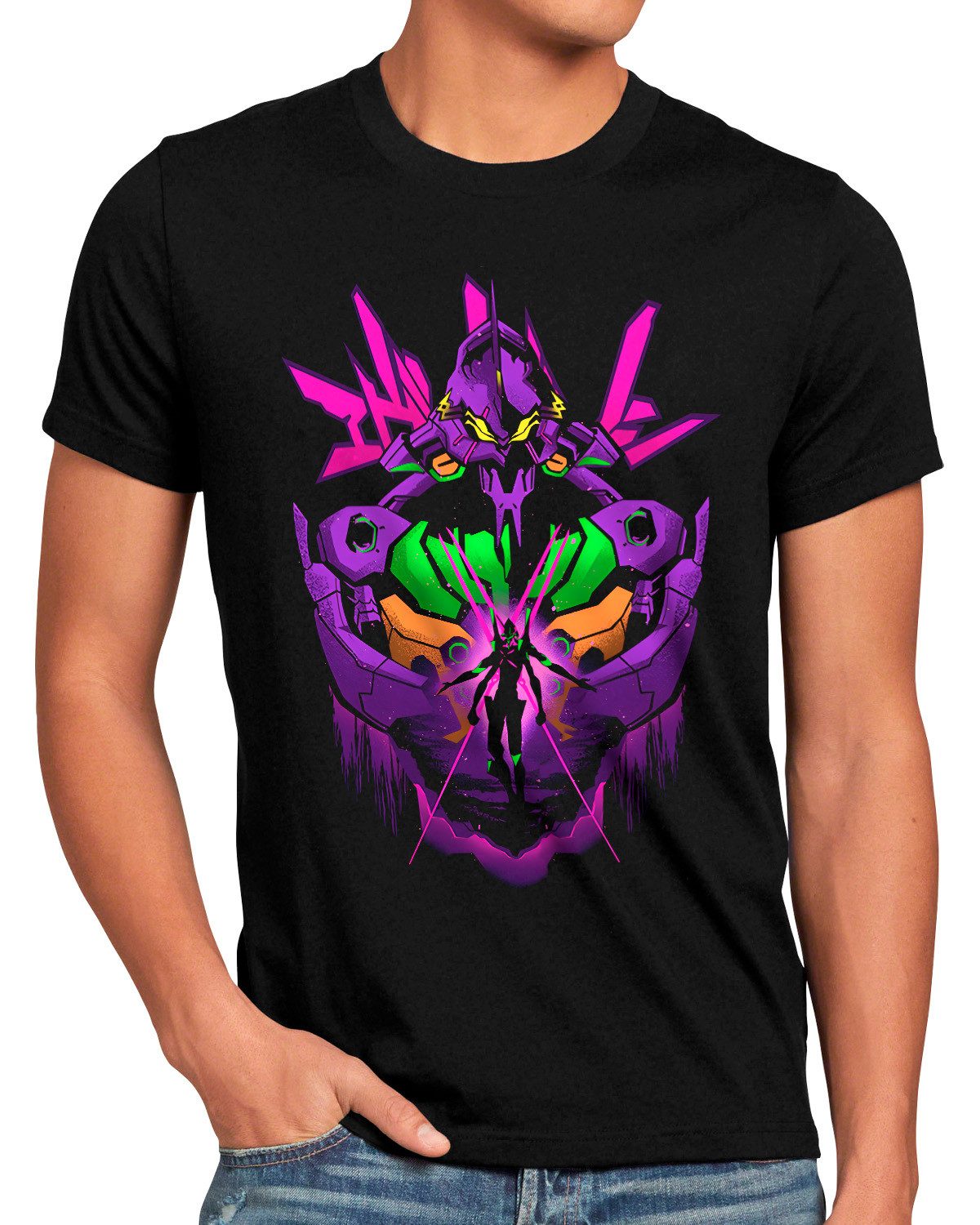 style3 T-Shirt EVA Unit 13 neon günstig online kaufen