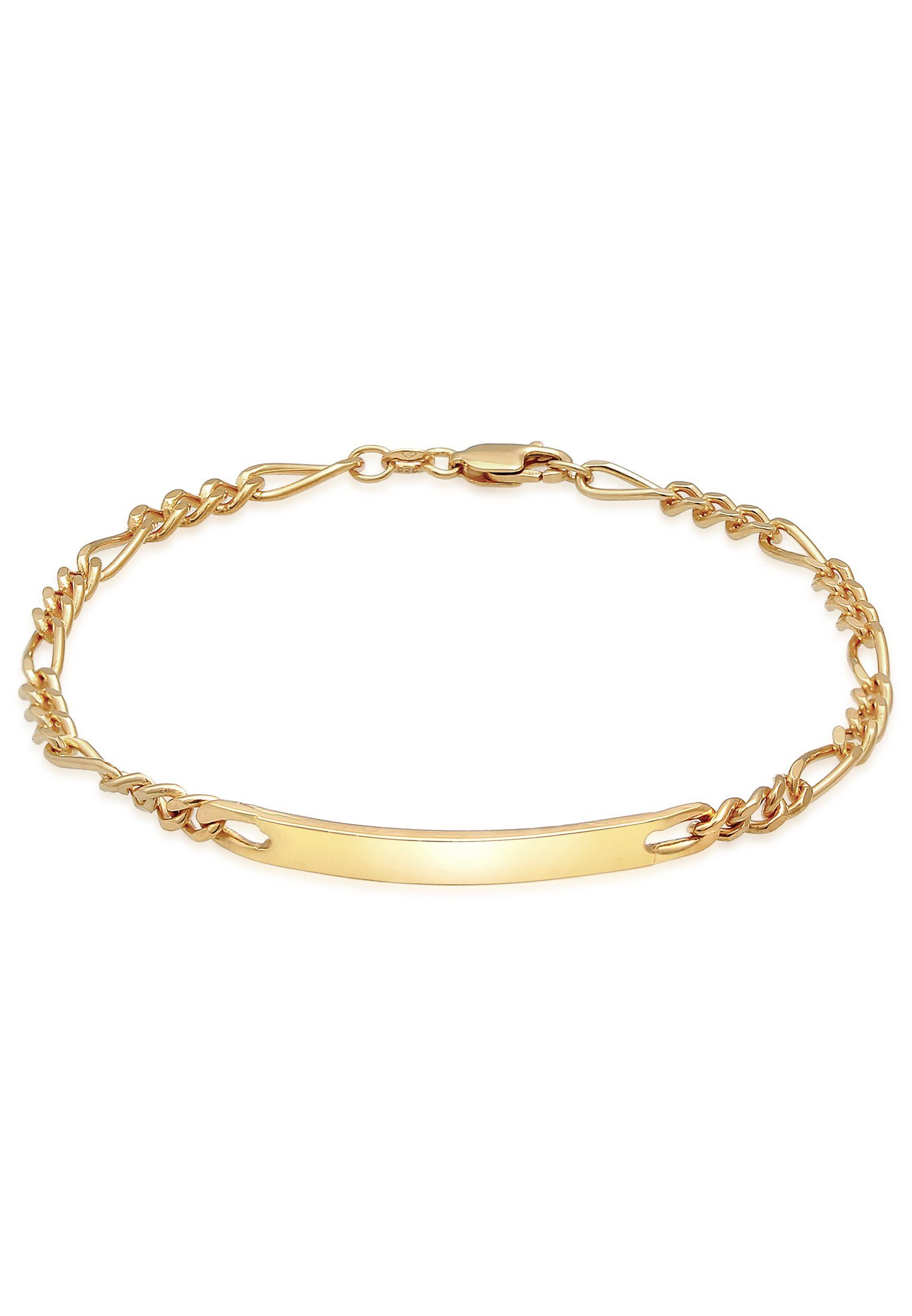Kuzzoi Armband Herren ID Platte Figaro günstig online kaufen