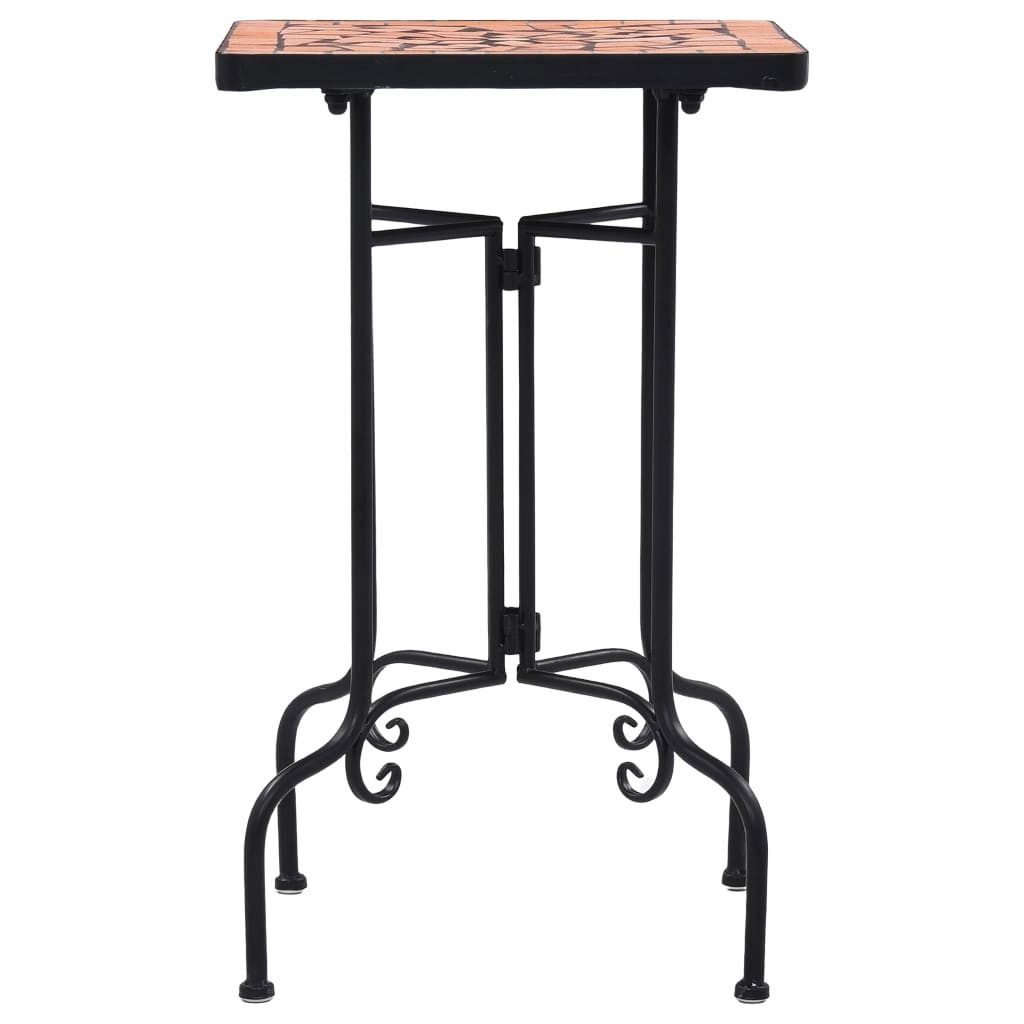 vidaXL Blumenständer Mosaiktisch Keramik Terracotta (1 günstig online kaufen