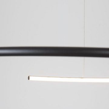 Nova Luce LED Pendelleuchte LED Pendelleuchte Breda in Schwarz 30W 1480lm, keine Angabe, Leuchtmittel enthalten: Ja, fest verbaut, LED, warmweiss, Hängeleuchte, Pendellampe, Pendelleuchte