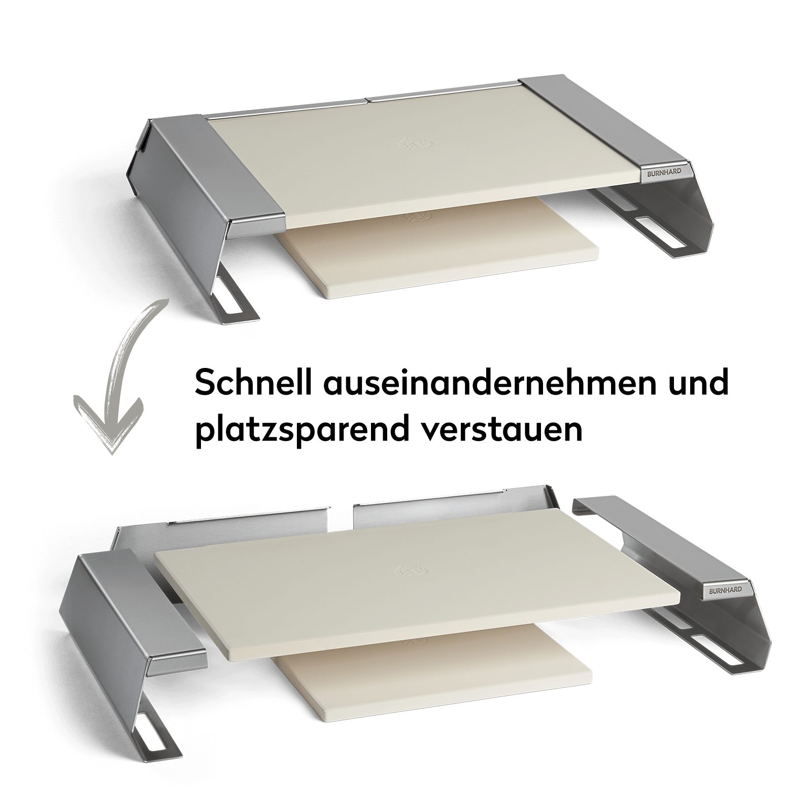 BURNHARD® Pizzaofen-Grillaufsatz