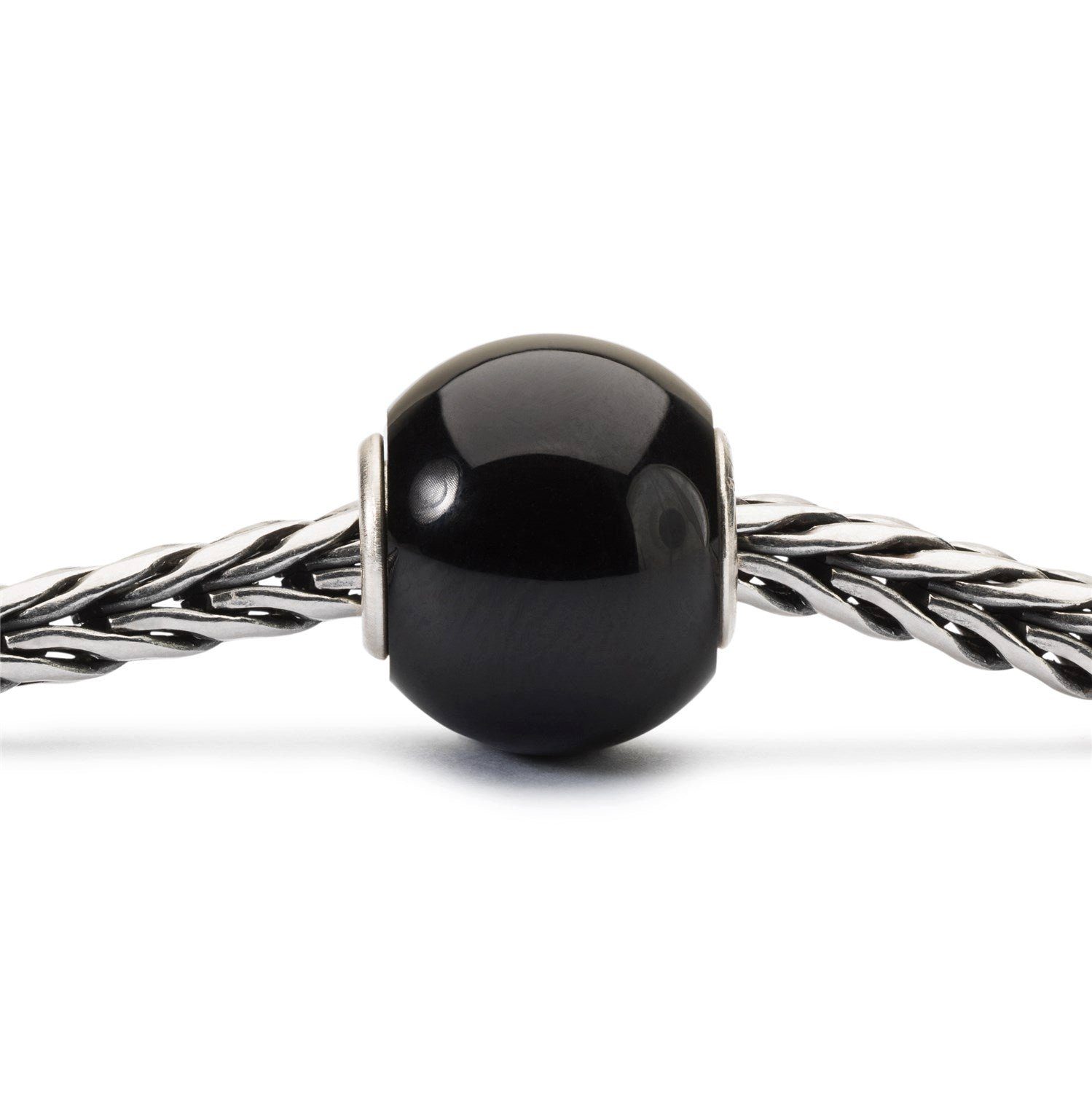 Trollbeads TSTBE-00024 Bead Schwarzer Runder Onyx,