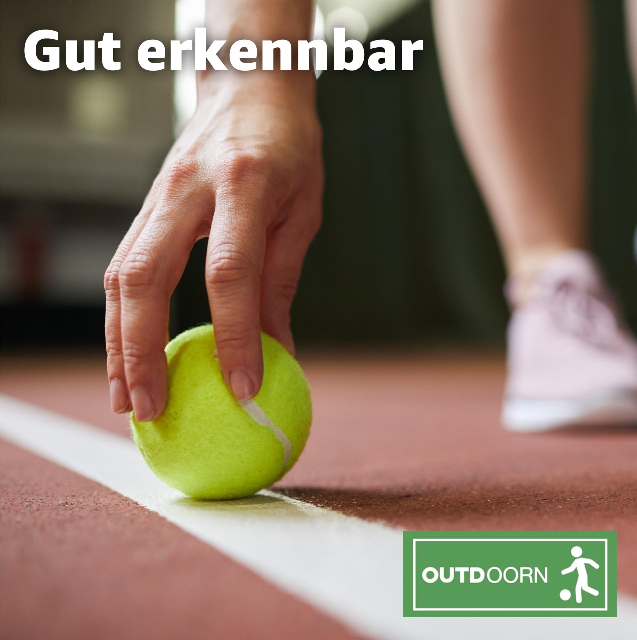 Outdoorn Tennisball 6er Tennisbälle - Wettkampf & Training - Tennisball gelb für Kinder (6er Set, 6-St., 6-tlg)