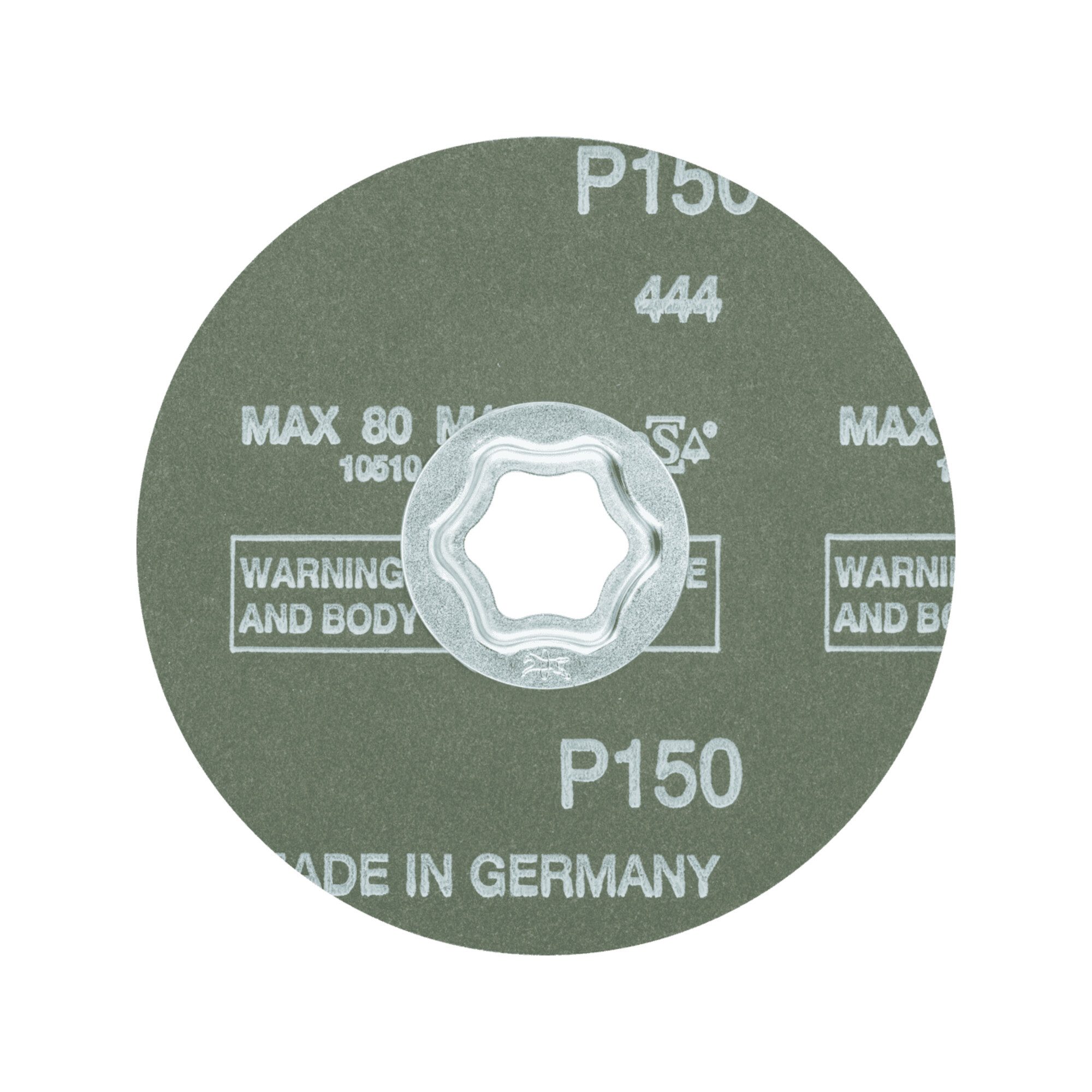 Pferd Schleifscheibe PFERD TOOLS COMBICLICK Korund Fiberscheibe Ø 115 mm A-COOL150 für Edel