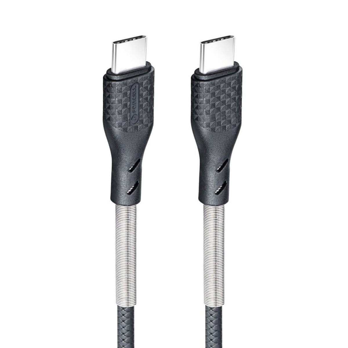 Forcell F-Energy USB-Kabel, USB-C, USB-C Stecker, 100W USB-C Kabel mit E-MARK Chip und Schnellladefunktion