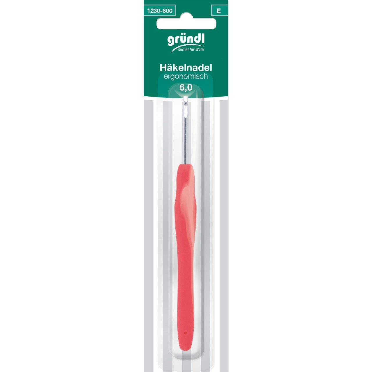Gründl Häkelnadeln Gründl Ergonomische Häkelnadel 6 mm