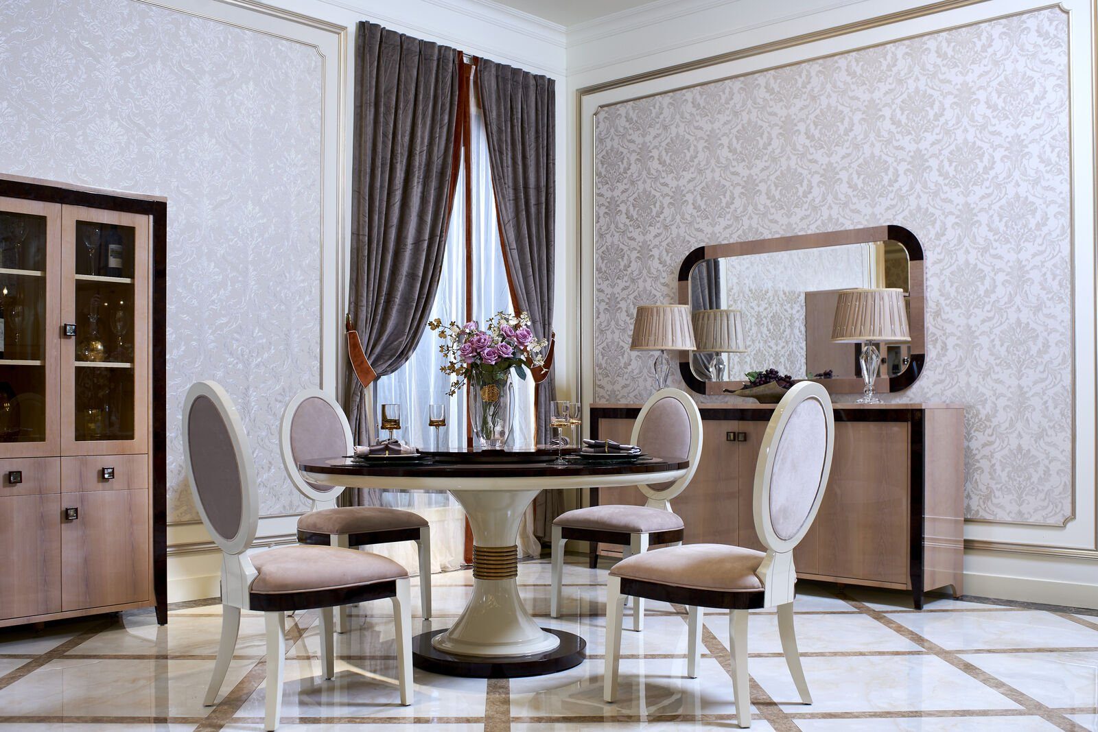 JVmoebel Stuhl, Esszimmer Stuhl Stühle Klassischer Luxus Modern Weiß Sessel Sitz 1x