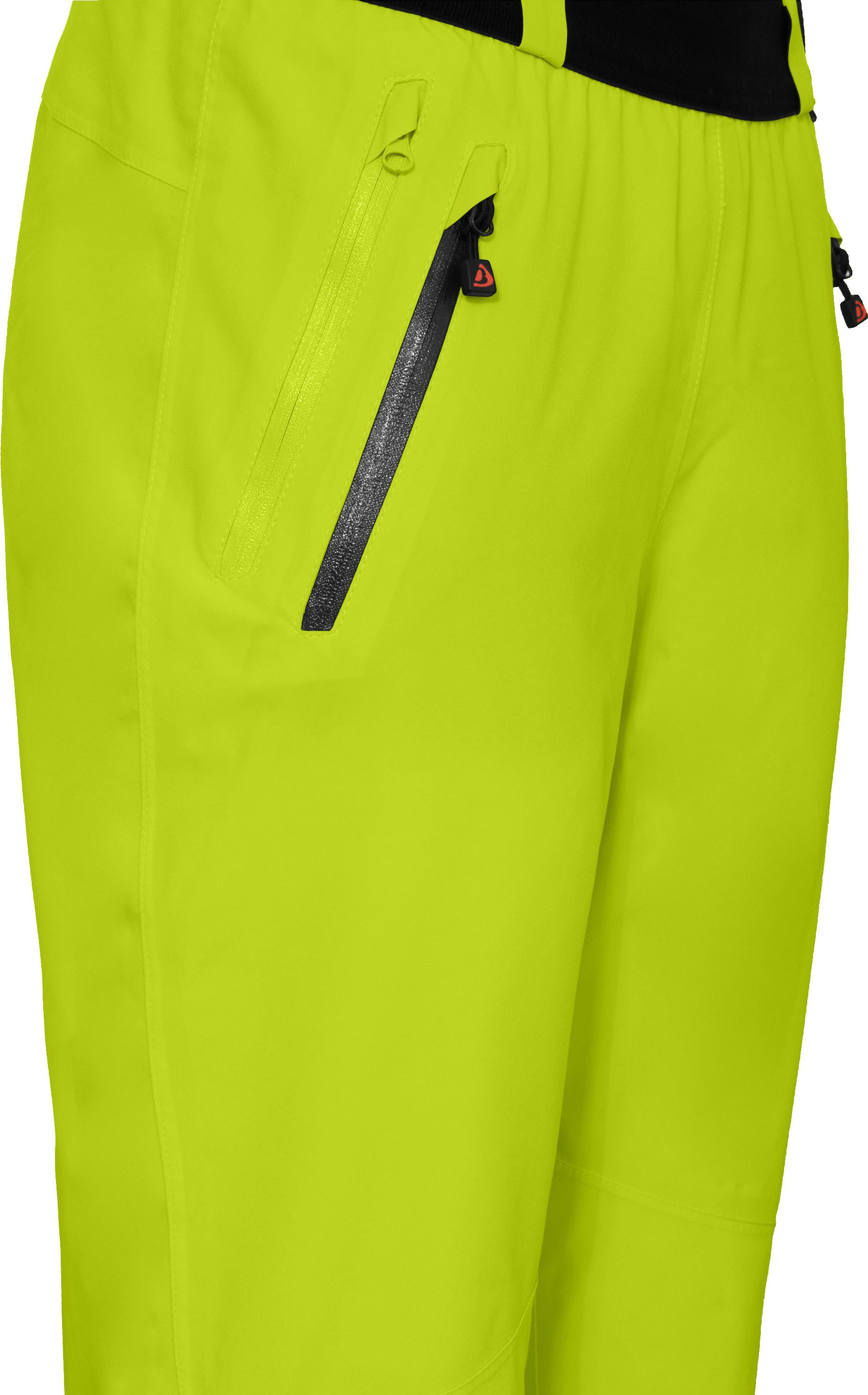 Bergson Regenhose KISSALAMP THERMO Damen (Über) Regenhose, leicht wattiert, 20000 mm Wassersäule, Kurzg