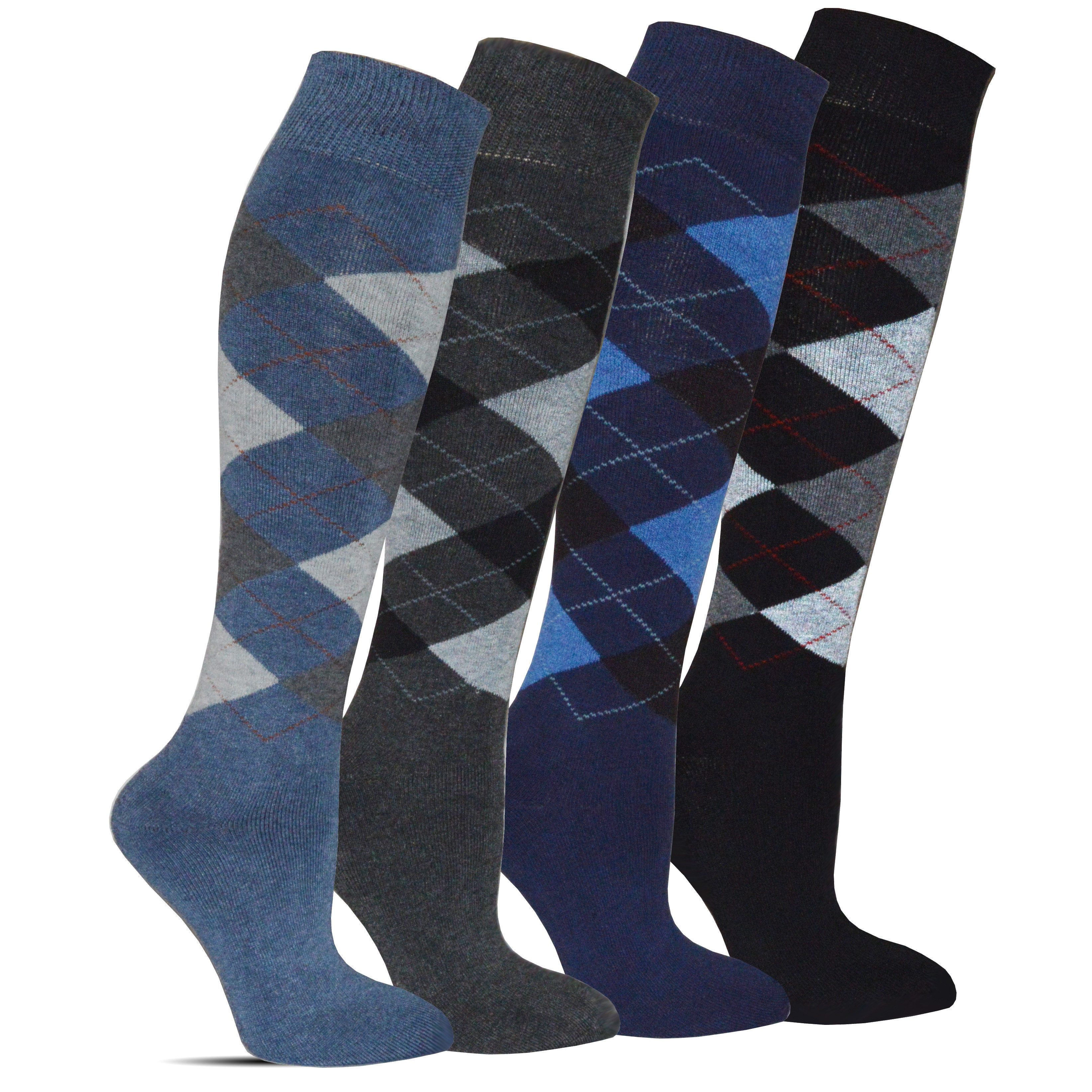 Frostfighter Kniestrümpfe Herren Thermokniestrümpfe (4 Paar) fusselfreies V günstig online kaufen