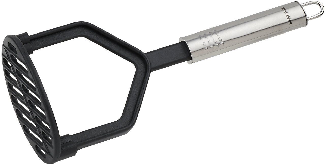 FACKELMANN Kartoffelstampfer Fackelmann Kartoffelstampfer Ovalgriff 25 cm, Edelstahl