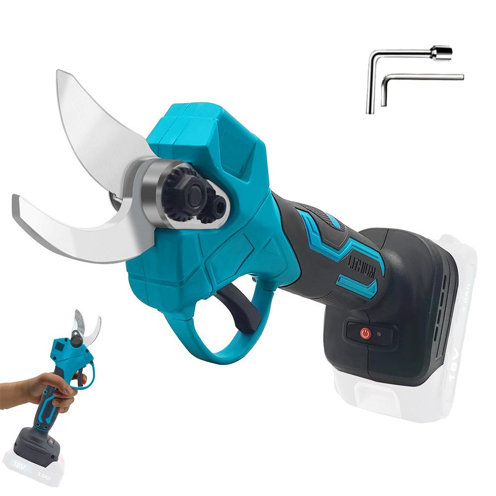 PODOFO Akku-Astschere Batteriebetriebene Gartenschere 30 Millimeter günstig online kaufen