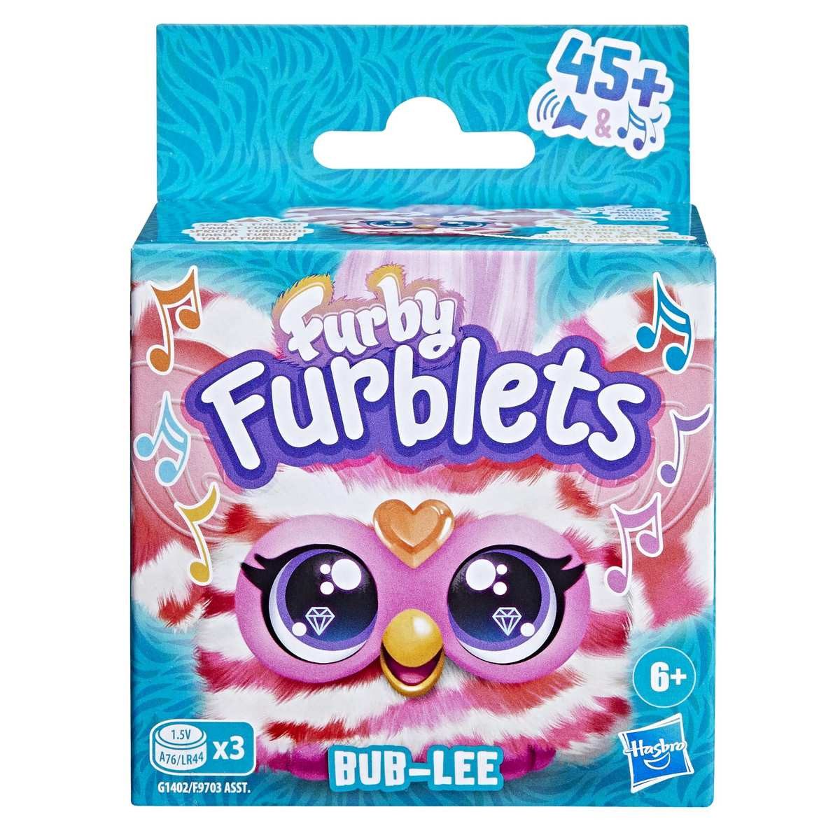 Hasbro Spielfigur Furby Furblets Bub-Lee Mini elektronisches Plüschspielzeug Pink 6+ – Bild 2 von 5