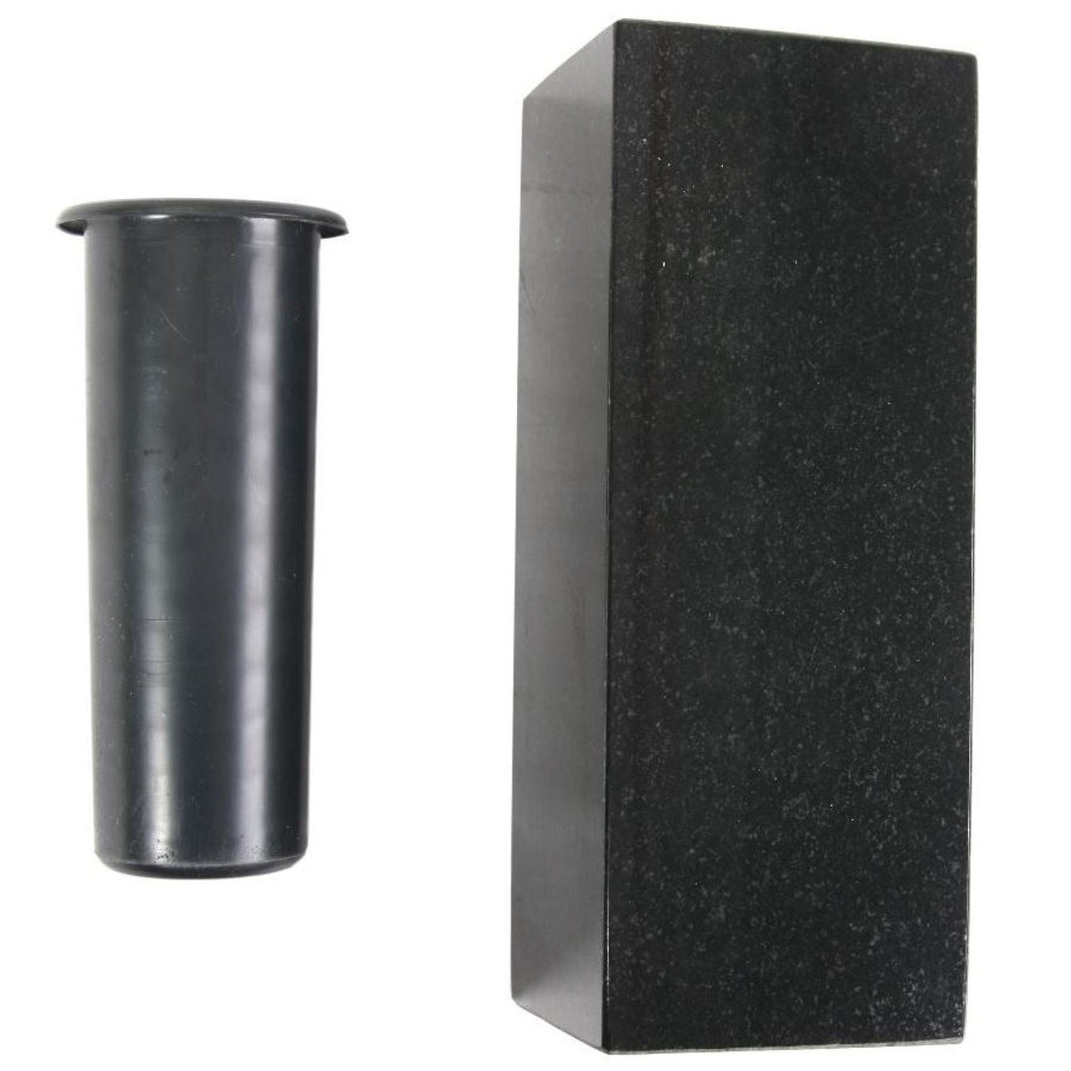 KOKA Dekoobjekt Grab-Vase Granit Schwedisch Black günstig online kaufen