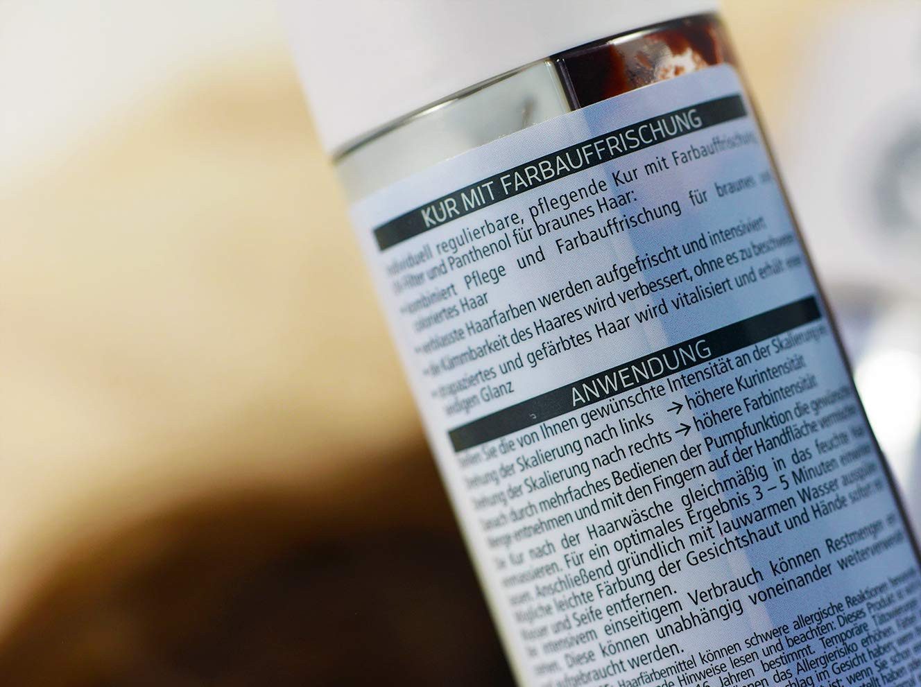 Keralock Haarkur Care + Color für braunes Haar
