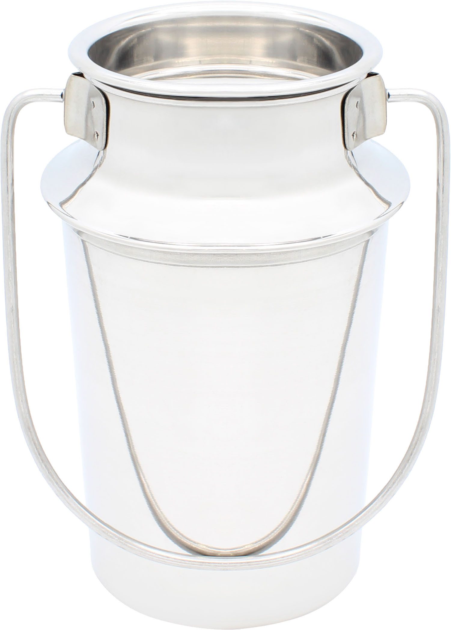 Krüger Milchkanne aus Edelstahl rostfrei, 1 Liter, 1 l, (1-St), Kanne im zeitlosen Design