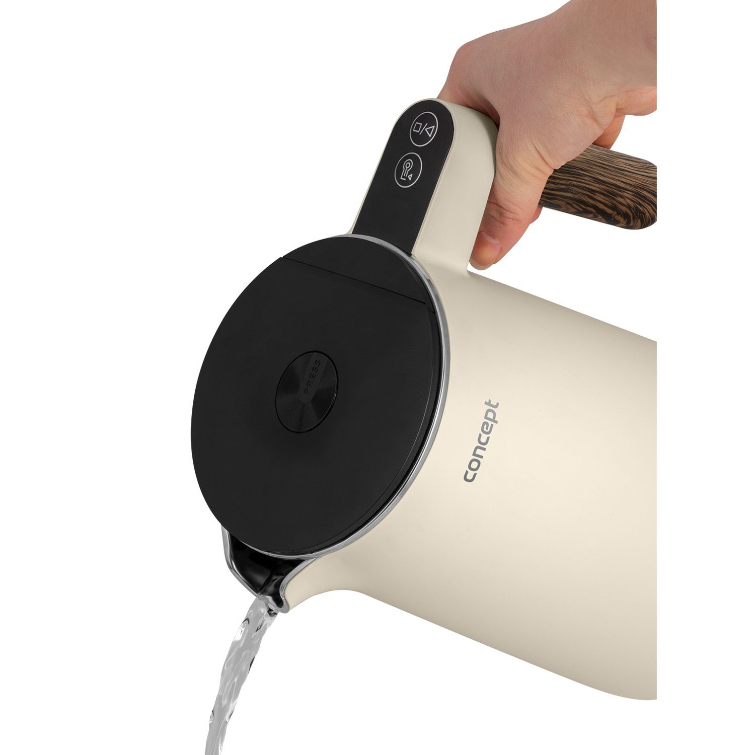 Concept Wasserkocher RK3304/RK3305, 1.5 l, 2200,00 W, Norwood Wasserkocher aus Edelstahl – Bild 5 von 5