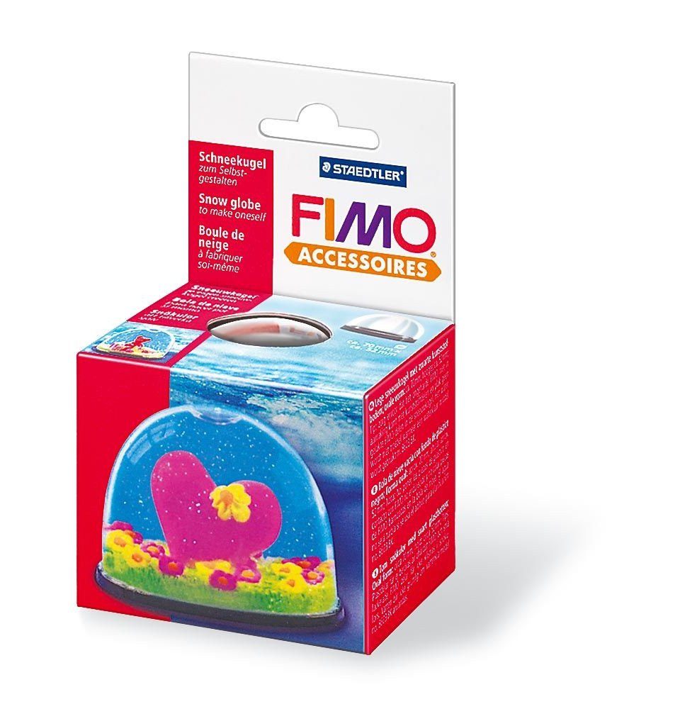 STAEDTLER Schneekugel Fimo Schneekugel oval 70 x 52 mm