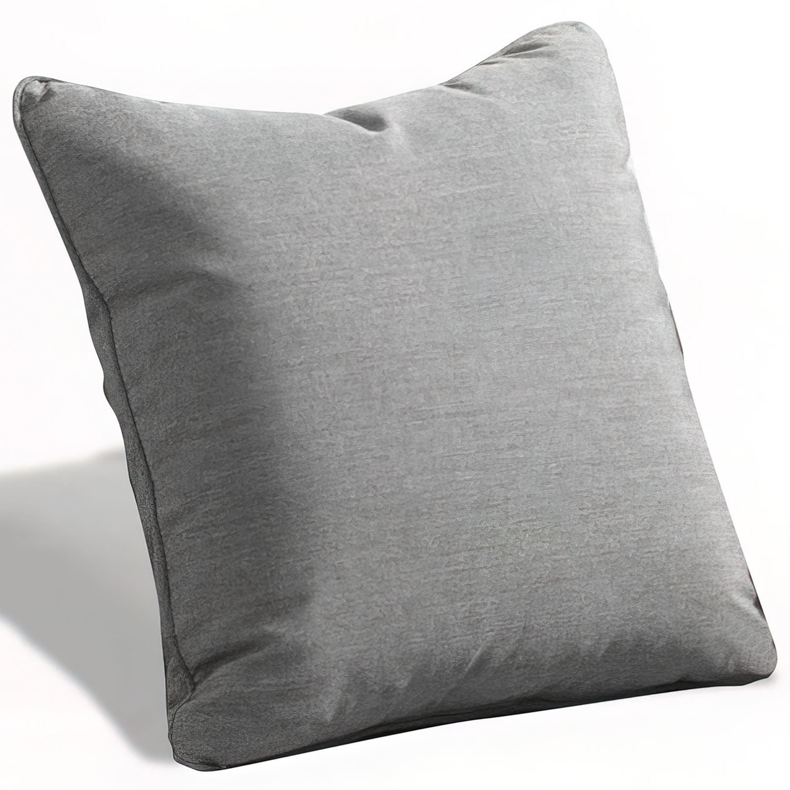 IDIMEX Dekokissen BARI, Outdoor-Kissen für Gartensofa wasserabweisender Bezug dunkelgrau