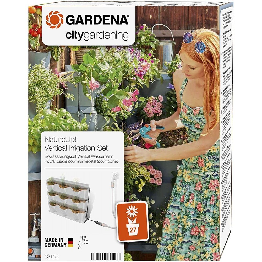 Thumbnail - GARDENA Bewässerungssystem NatureUp! Bewässerungsset Vertikal - Bewässerungssteuerung - grau