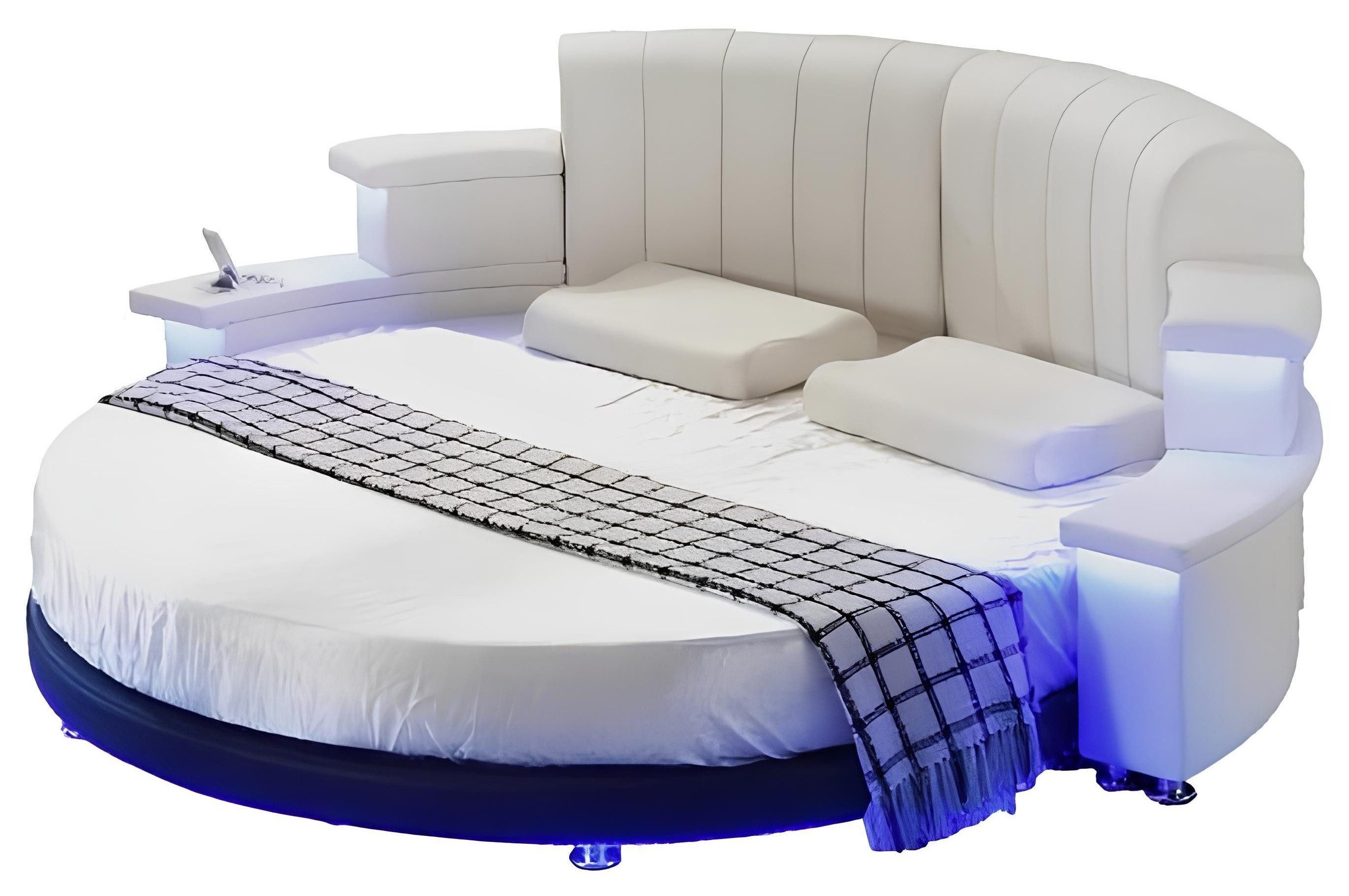 JVmoebel Rundbett Funktionsbett Bett All in One Doppelbett Schlafzimmer Betten Sofa (Bett), Made in Europa