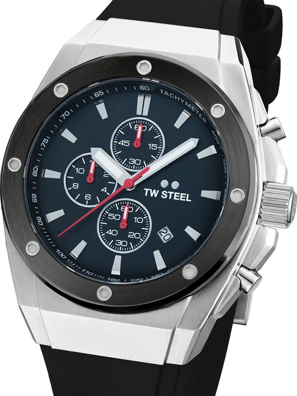 TW Steel Quarzuhr TW-Steel CE4104 CEO Tech Chronograph Herrenuhr 44mm 10ATM TW-Steel CE4104 CEO Tech Chronograph Herrenuhr 44mm 10ATM