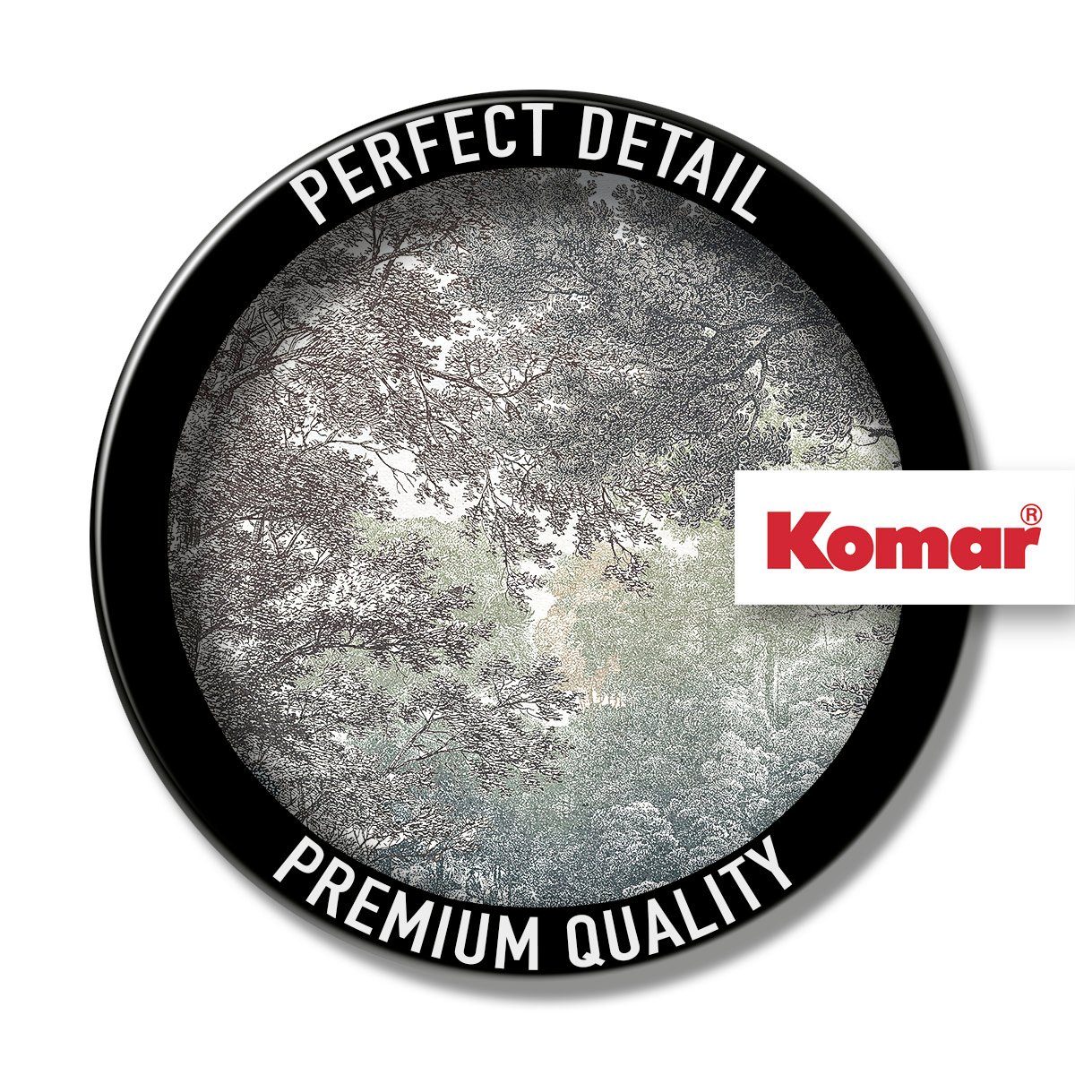 Komar Fototapete Digitaldruck Vlies - Fairytale Forest - Größe 400 x 280 cm, glatt, bedruckt, (Packung, 1 St., Vlies Fototapete), Vlies Fototapete - Fairytale Forest - Größe 400 x 280 cm