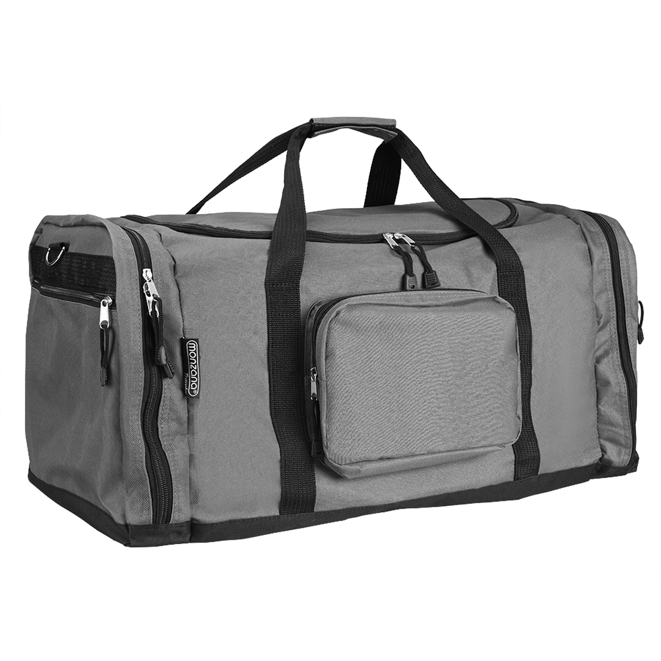 monzana Reisetasche, 95L 70x35x35cm Schultergurt Pad Abnehmbar Verstellbar Front &