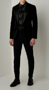 Scotch & Soda Sakko Scotch & Soda Satin Trimmed Velvet Smoking Blazer Tuxedo Sakko Jacket