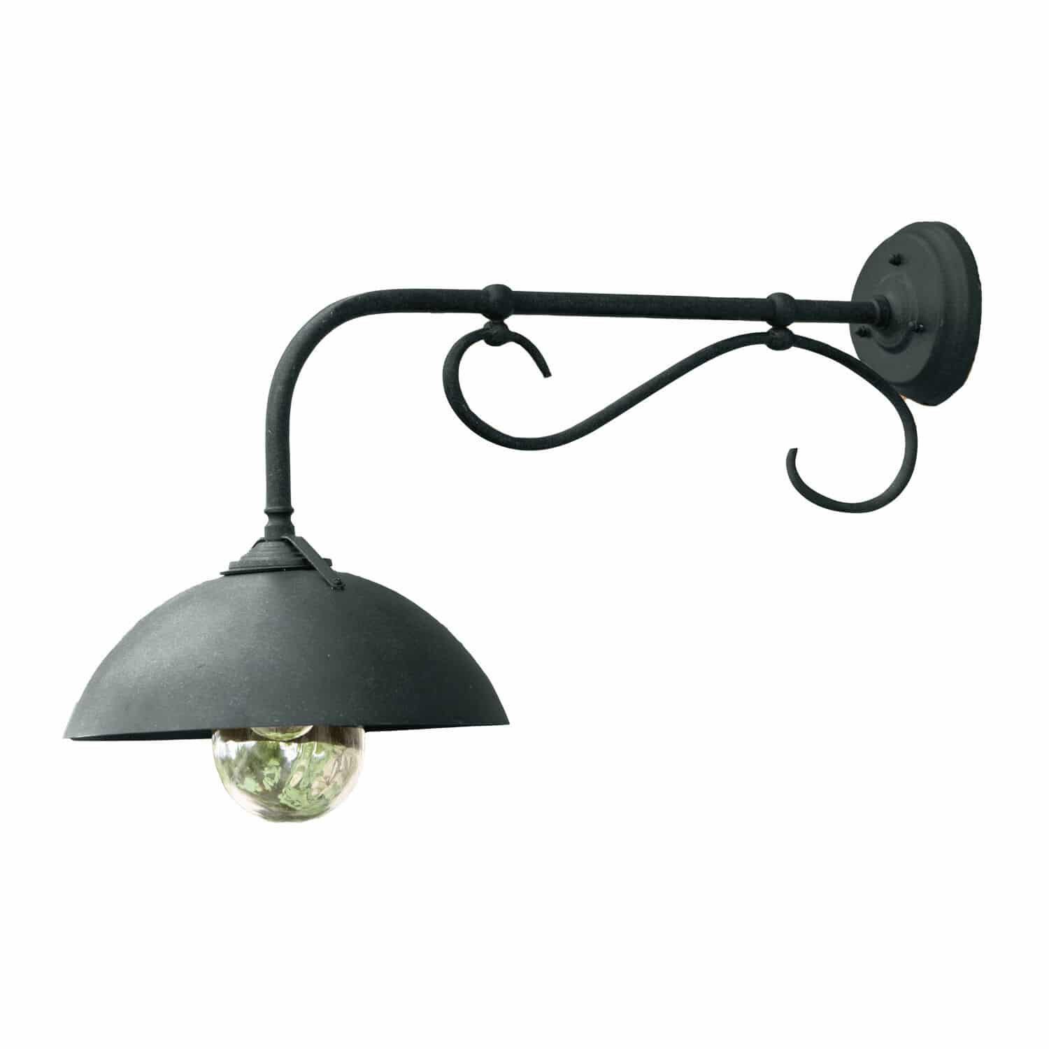 Mirabeau Außen-Wandleuchte Außenwandlampe Lupia schwarz
