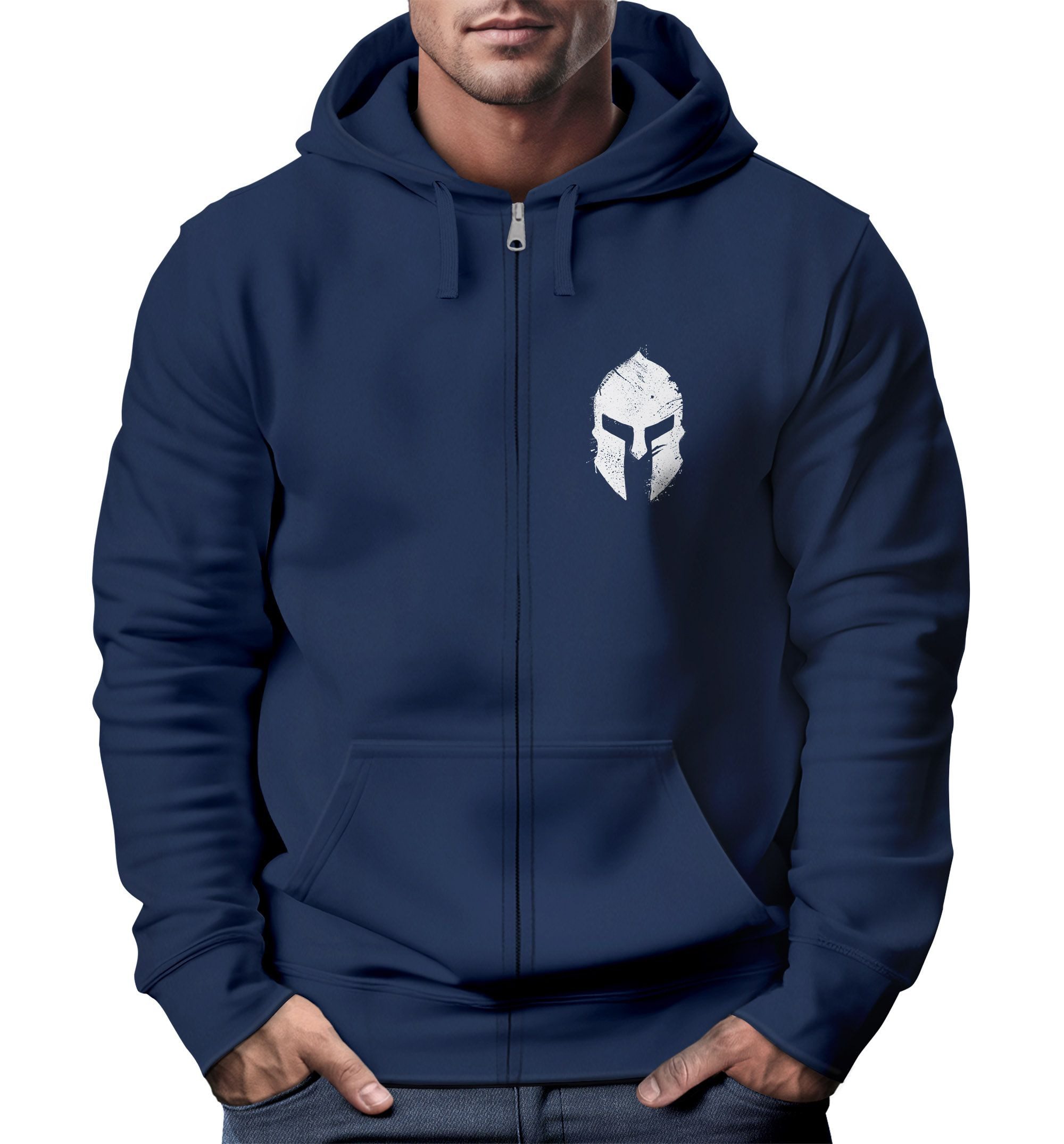 Neverless Sweatjacke Herren Sweatjacke Kapuze Zip günstig online kaufen