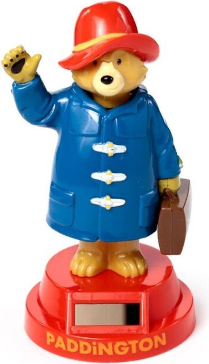 Puckator Dekofigur Solarfigur Paddington Bär Wackelfigur London