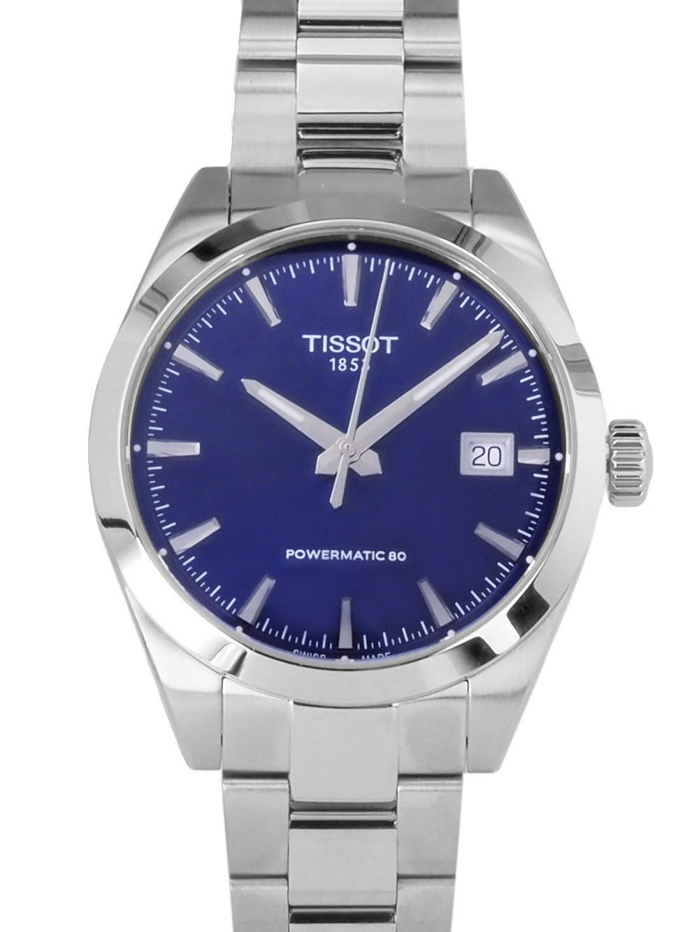 Tissot Automatikuhr schweizer Herren Uhr 38,5 mm Ø T1658071104100 Powermatic 80, Gangreserve 80 Std.