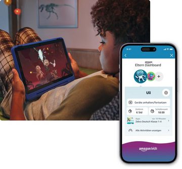 Amazon Fire HD 10 Kids Pro 2023 für Kinder von 6 bis 12 Tablet (10,1", 32 GB, Fire OS, Robuste Hülle, 13 Stunden Akkulaufzeit, Sicher, Langlebig, Kindertablet)
