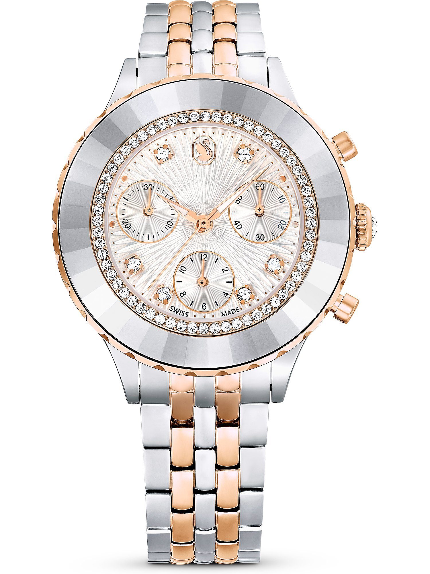 Swarovski Chronograph Swarovski Damen-Uhren Analog Quarz günstig online kaufen