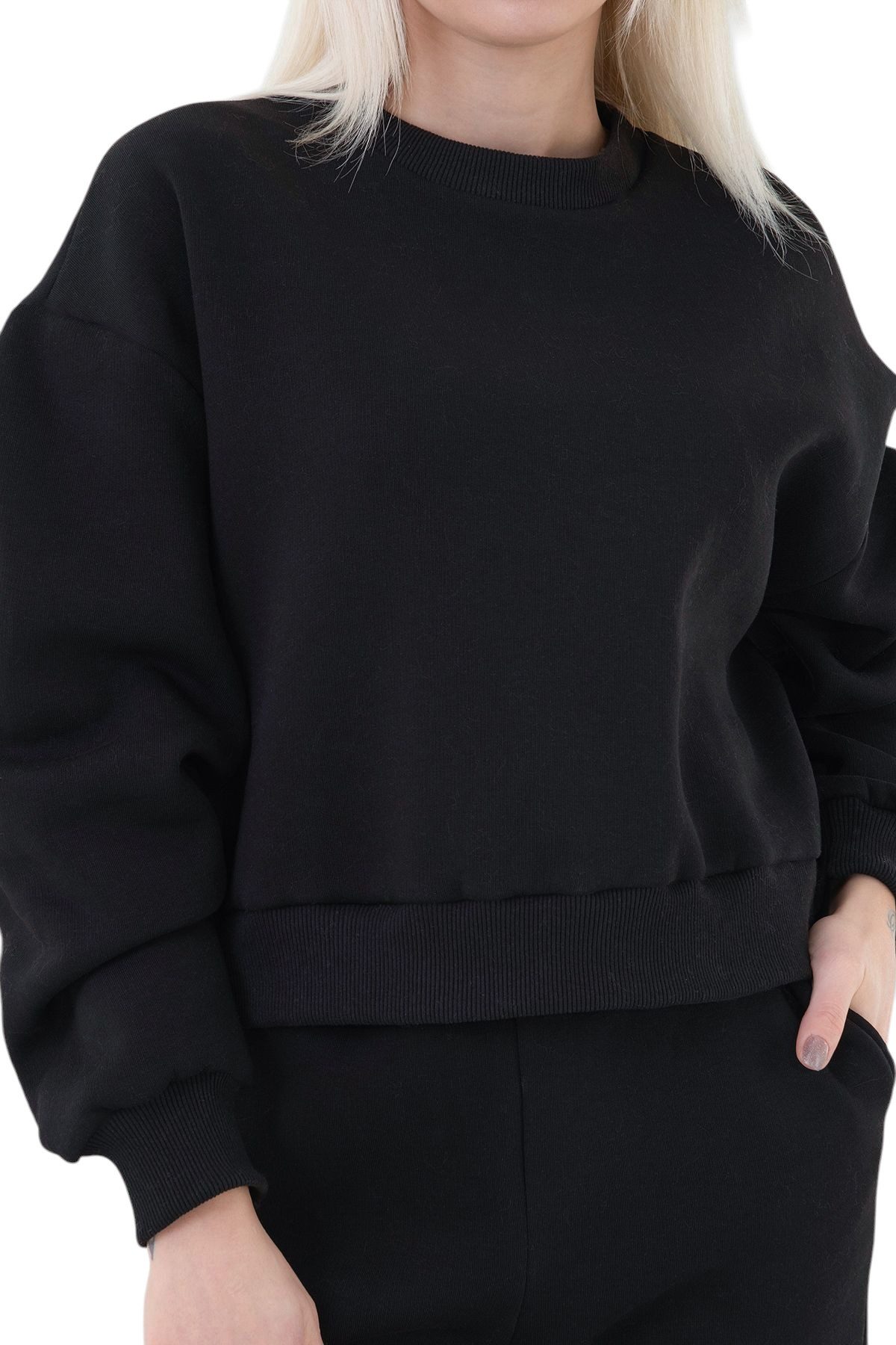 fashionshowcase Sweatshirt Kuscheliger Oversize Damen Pullover Weich Gefütt günstig online kaufen