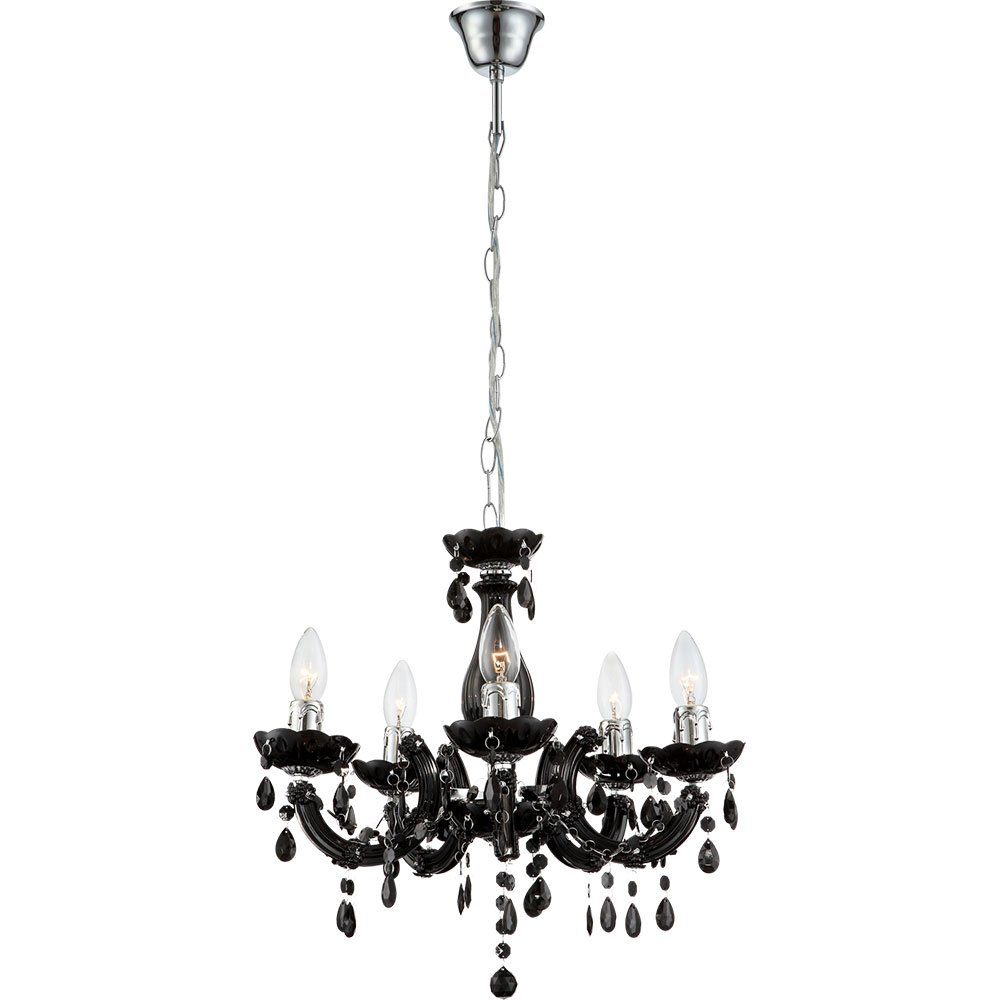 GLOBO LIGHTING Люстры, Leuchtmittel nicht inklusive, Люстры 5 Flammig schwarz Hängeleuchte Esstischlampe Esszimmer